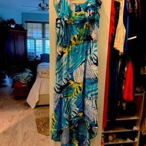 Midi multi colored dress